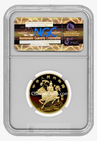 1994 50y Gold Unicorn Coin Rev - Manx