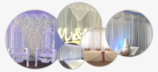 Wedding Backdrop Curtain Hire Liverpool - Arch