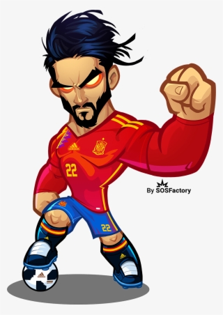 Isco Alarcon Mascot Design - World Cup Russia 2018 Mascotizacion