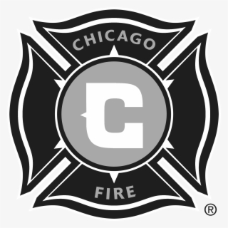 Chicago Fire Soccer Club Logo Black And White - Chicago Fire Soccer Jpg