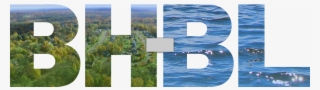 Bh-bl Letters With Local Landscape Images Inside - Sea