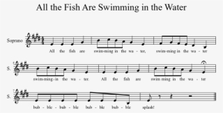 All The Fish Are Swimming In The Water Sheet Music - Rocky Theme Song Flute Sheet Music