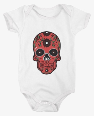 Halloween Skull Babygrow - Skull