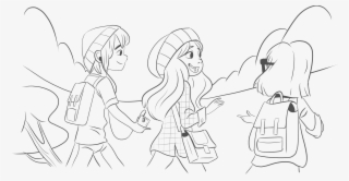 Also A Few Classmates Thought I Was Not Ill At All - Line Art