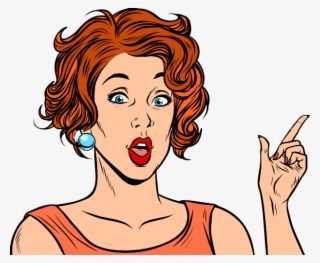 Pop Art Surprised Face