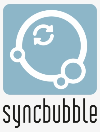 Syncbubble Logo Blue-black 100 Format=1500w