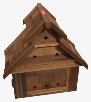 Larger Red Cedar Birdhouse - House