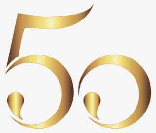 50th Birthday Logo Latest - Circle
