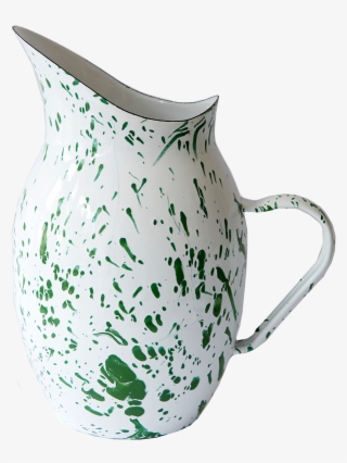 Green Splatter Pitcher - Jug