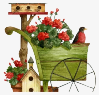 Bird House Clipart Primitive - Nest Box