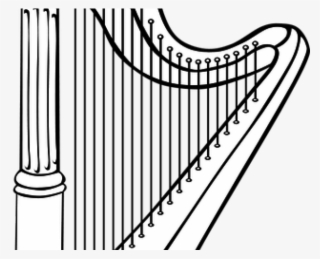 Instrument Clipart Lyre - Instrumentos Musicales Para Colorear