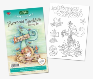 Mermaid Birthday - Drawing