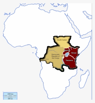 Map Of Africa Showing Where Tuyambe Workd - Blank Map Of North Africa