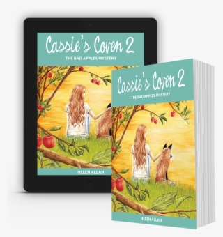 Ipad And 3d Book Mockup Cassie's Coven 2 Web - Bengal Tiger