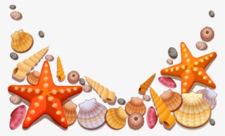 Free Png Download Sea Shells Decor Png Vector Clipart - Sea Shells Vector Png