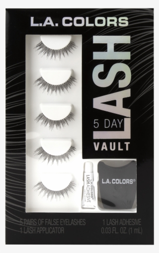 Colors 7 Piece 5-days Worth Of Lashes, Lash Applicator, - Colors