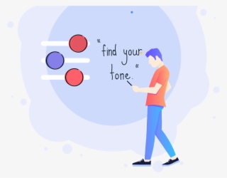 Find Your Unique Tone - Illustration