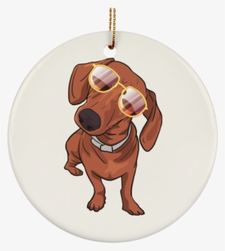 Dachshund Dog Ornament Christmas Tree Ornaments Holiday - Puppy