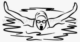825 X 434 1 - Black And White Swimmer