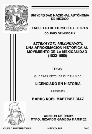 Pdf - Unam Facultad De Filosofía Y Letras