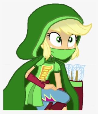 Applejack, Archer, Arrows, Cloak, Clothes, Edit, Equestria - Archer Applejack