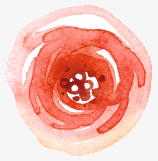 Gorgeous Red Gradient Floral Transparent Decorative - Illustration