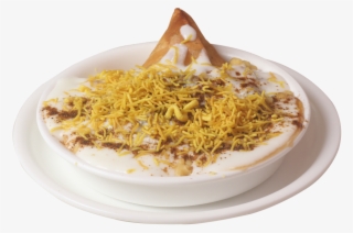 Samosa Chaat - Grated Cheese