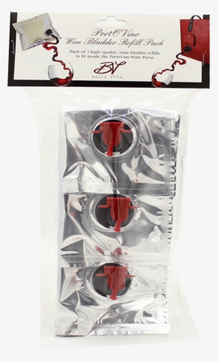Portovino Party Pouch Set With Pouring Spouts Displayed - Martini Glass
