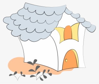Fairy Tale House Simple Style Stick Drawing Cartoon