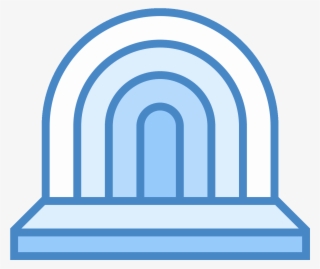 This Shape Has A Rectangle On The Bottom Which Is Split - Broken Window Icon