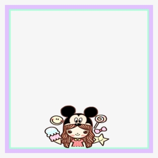 Mq Pastel Kawaii Frame Frames Border Borders - Cartoon