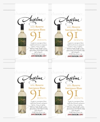 Wine Label - Glass Bottle