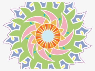 Abstract Clipart Red Sun - Clip Art