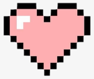 Corazon Pink Cute Cool Grunge Pink - Pink 8 Bit Heart