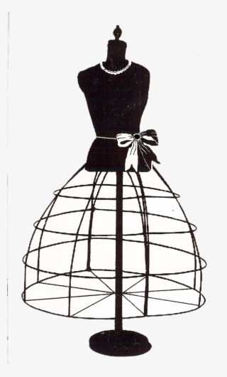 Free Vintage Digi Stamp - Vintage Dress Silhouette