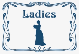 Ladies' Toilet Door Sign - Ladies Sign For Toilets