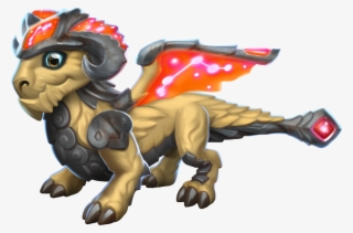 Aries Dragon - Cartoon