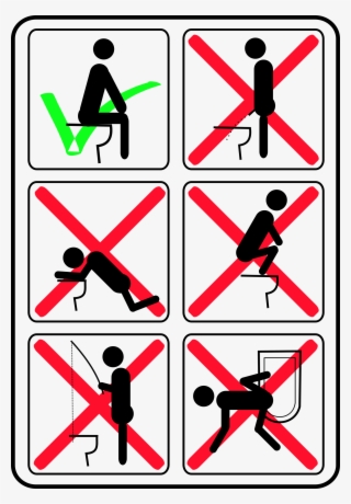 Big Image - Toilet Instructions For Office
