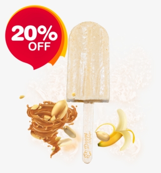 Peanut Butter Banana Popsicle - 20 Off Vector