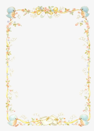Bautismo Kit Ruth Morehead - Flower Border Transparent Background