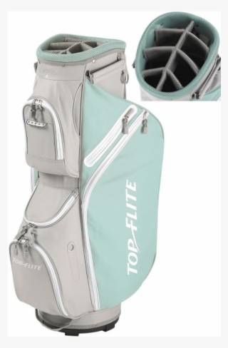 New Turquoise Blue Gray Womens 2018 Top Flite Cart - Golf Bag