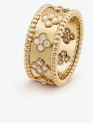 Perlée Clovers Ring, Small Model - Van Cleef Perlee Clover Ring