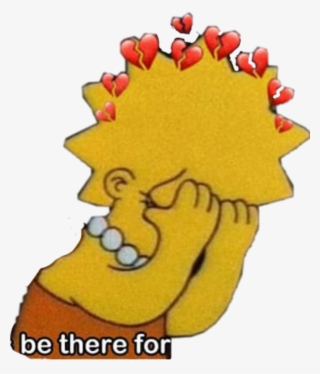 Popular And Trending Heartbroken Stickers On Picsart - Lisa Simpson