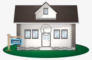 House With Leased Sign - House