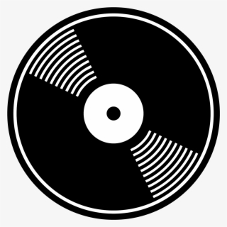 Compact Disc Black And White Optical Disc - Circle