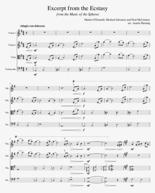 Excerpt From The Ecstasy - Excerpt From The Ecstacy Sheet Music