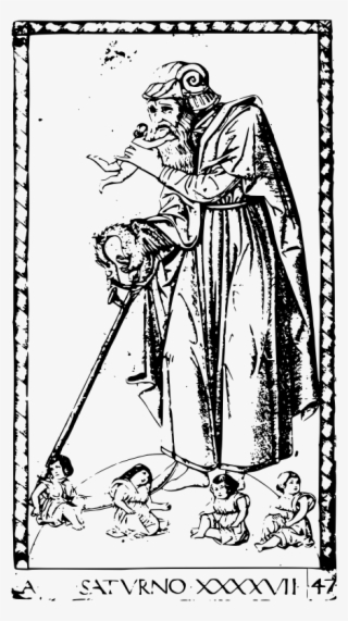 This Png File Is About Tarot , Magic , Occult , Tarocchi - Saturno (saturn)