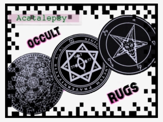 Here Are X3 Occult Fashion Rugs - Circle