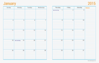 2015 Calendar 16 Free Printable Word Calendar Templates - Number