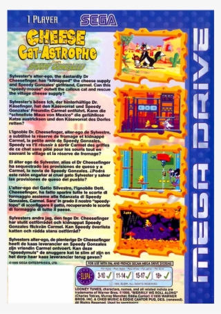 Cheese Cat Astrophe Starring Speedy Gonzales Megadrive